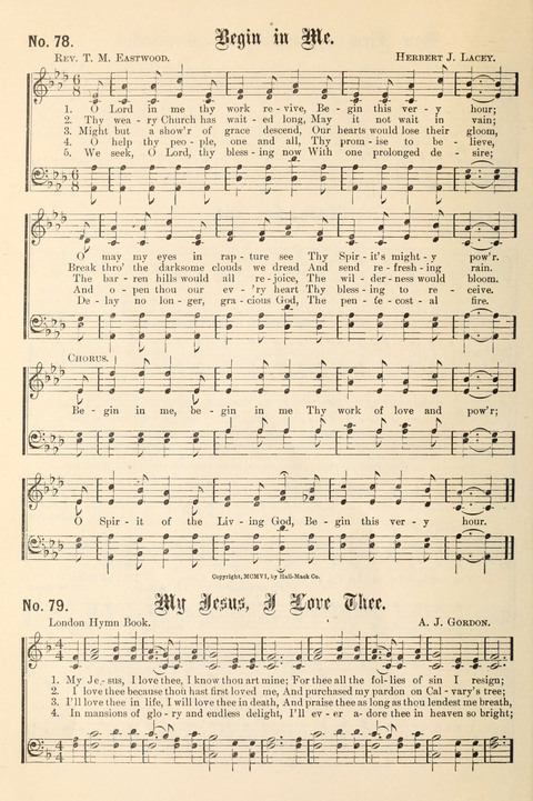 The New Life Hymnal page 74