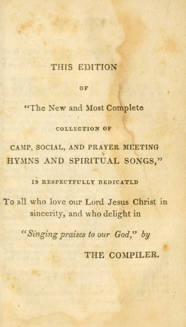 The New and Most Complete Collection of Camp, Social and Prayer Meeting Hymns and Spiritual Songs Now in Use page 10