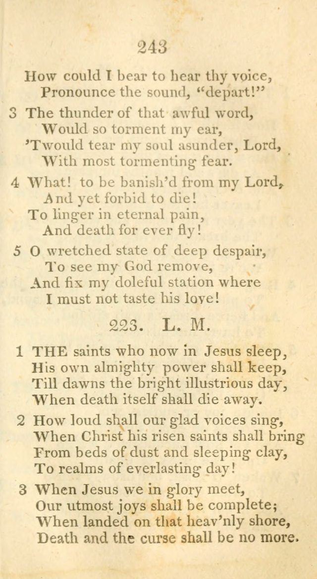 The New and Most Complete Collection of Camp, Social and Prayer Meeting Hymns and Spiritual Songs Now in Use page 250