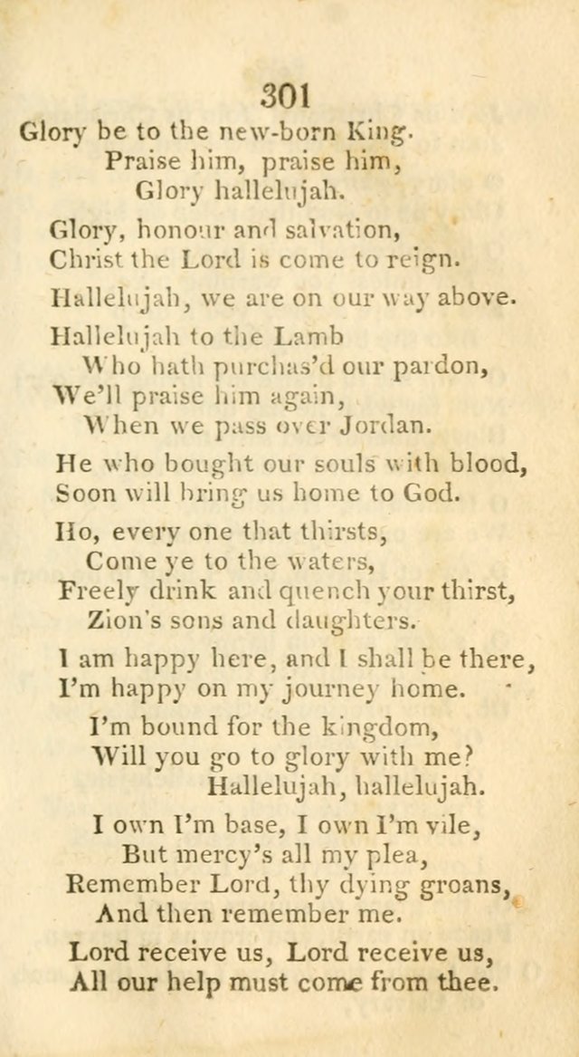 The New and Most Complete Collection of Camp, Social and Prayer Meeting Hymns and Spiritual Songs Now in Use page 308