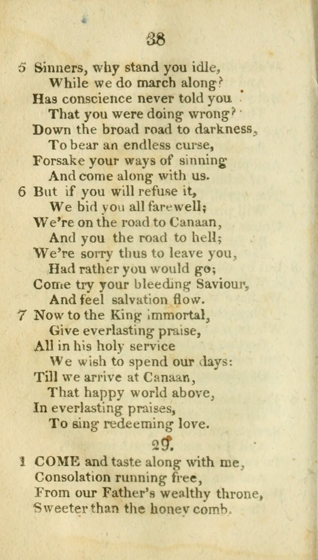 The New and Most Complete Collection of Camp, Social and Prayer Meeting Hymns and Spiritual Songs Now in Use page 45