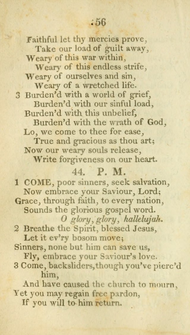 The New and Most Complete Collection of Camp, Social and Prayer Meeting Hymns and Spiritual Songs Now in Use page 63