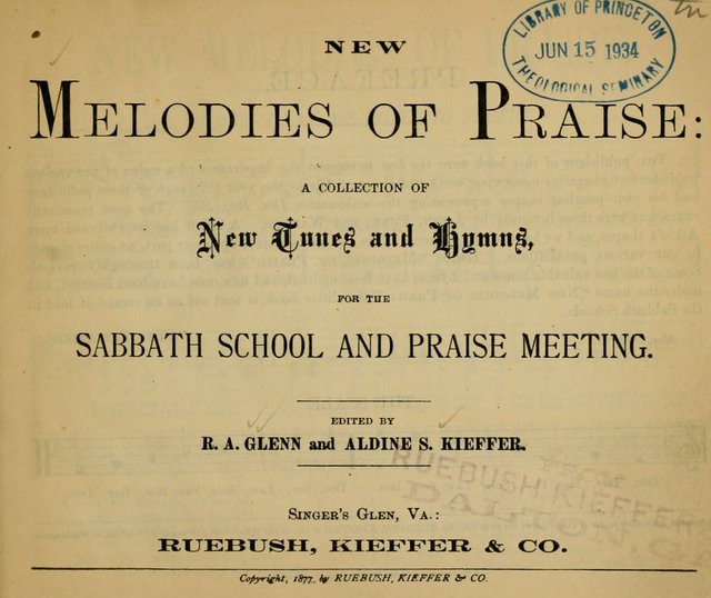 New Melodies of Praise: a collection of new tunes and hymns, for the Sabbath School and praise meeting page 6