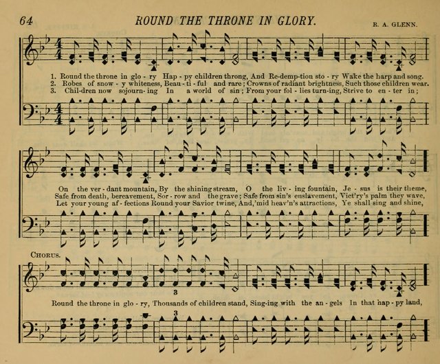 New Melodies of Praise: a collection of new tunes and hymns, for the Sabbath School and praise meeting page 69