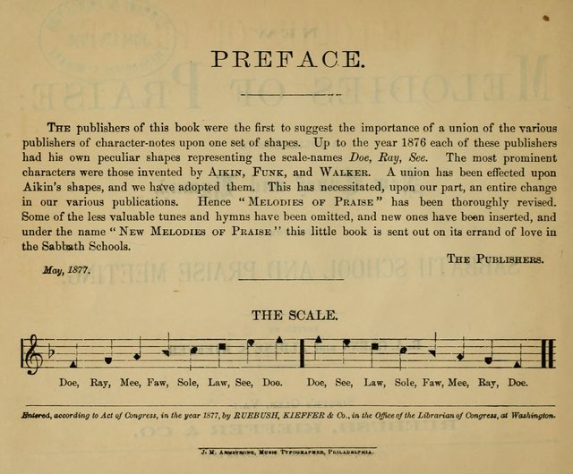 New Melodies of Praise: a collection of new tunes and hymns, for the Sabbath School and praise meeting page 7