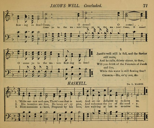 New Melodies of Praise: a collection of new tunes and hymns, for the Sabbath School and praise meeting page 76