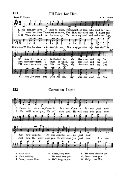 The New National Baptist Hymnal page 168