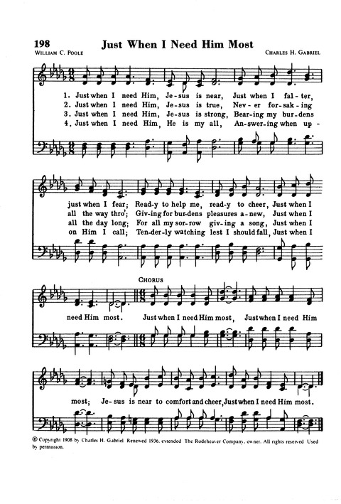 The New National Baptist Hymnal page 184