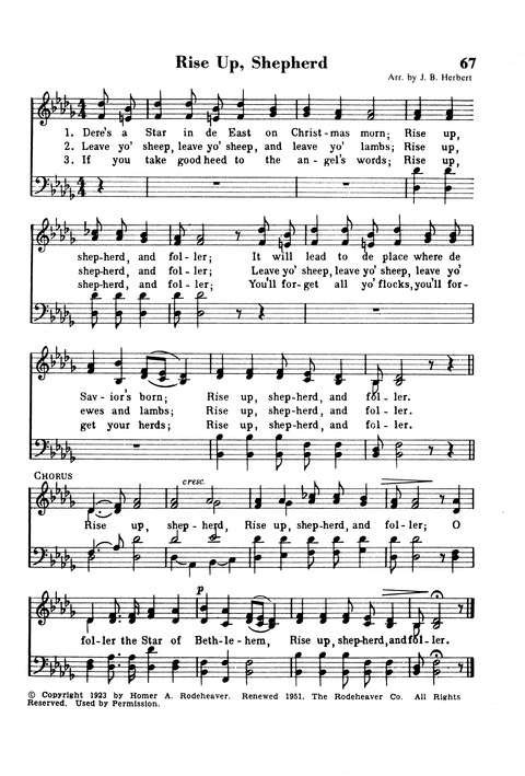 The New National Baptist Hymnal page 61