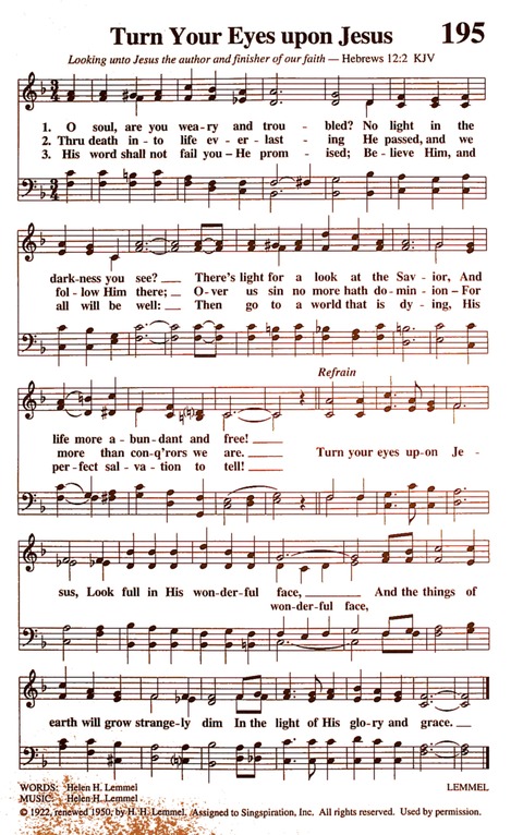 The New National Baptist Hymnal (21st Century Edition) page 223