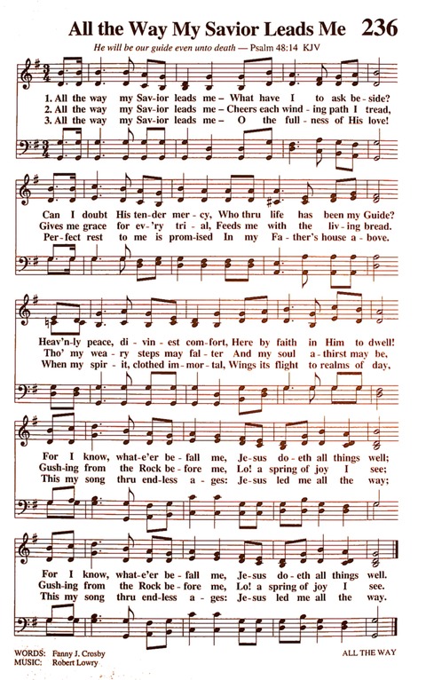 The New National Baptist Hymnal (21st Century Edition) page 267