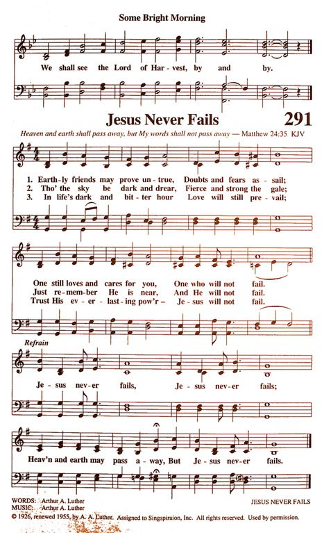 The New National Baptist Hymnal (21st Century Edition) page 341