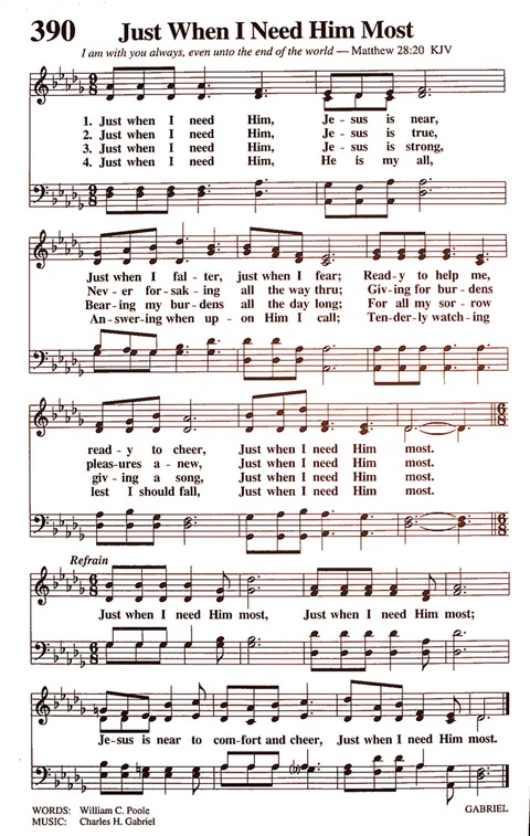 The New National Baptist Hymnal (21st Century Edition) page 466