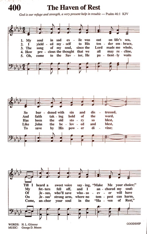 The New National Baptist Hymnal (21st Century Edition) page 482