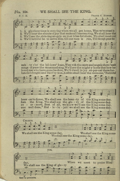 New Perfect Praise: for Sunday-schools, singing-schools, revivals, conventions and general use in Christian work and worship page 106