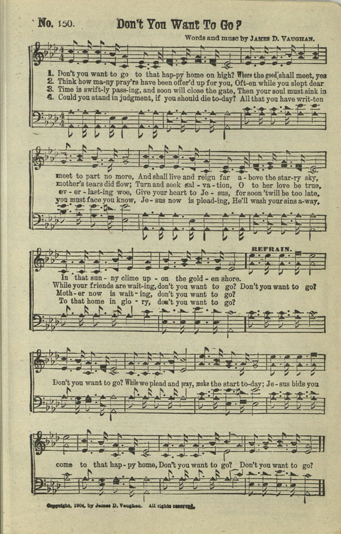 New Perfect Praise: for Sunday-schools, singing-schools, revivals, conventions and general use in Christian work and worship page 155