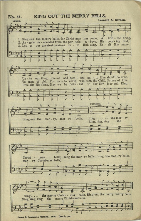 New Perfect Praise: for Sunday-schools, singing-schools, revivals, conventions and general use in Christian work and worship page 41