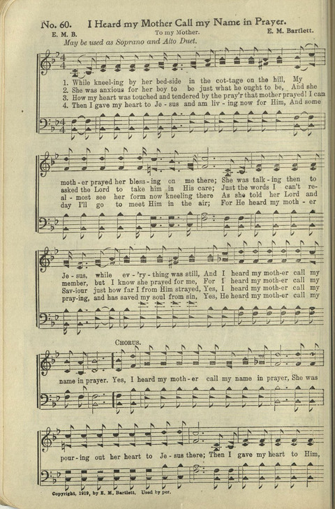 New Perfect Praise: for Sunday-schools, singing-schools, revivals, conventions and general use in Christian work and worship page 60