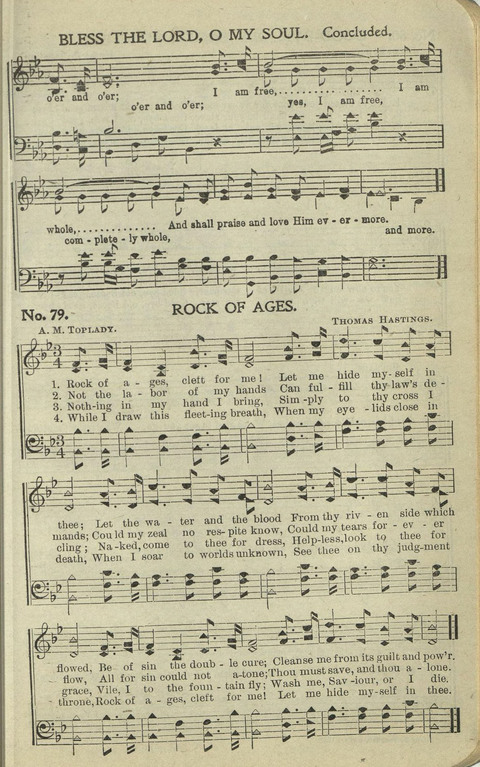 New Perfect Praise: for Sunday-schools, singing-schools, revivals, conventions and general use in Christian work and worship page 79