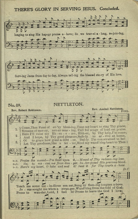 New Perfect Praise: for Sunday-schools, singing-schools, revivals, conventions and general use in Christian work and worship page 89