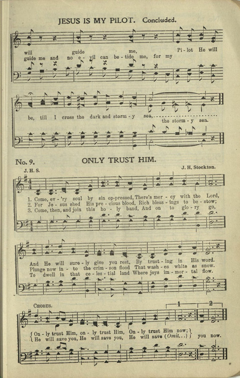 New Perfect Praise: for Sunday-schools, singing-schools, revivals, conventions and general use in Christian work and worship page 9
