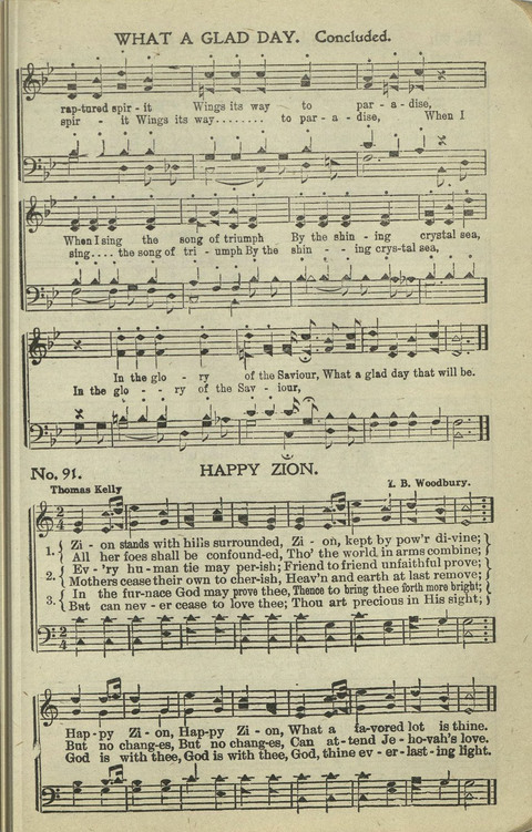 New Perfect Praise: for Sunday-schools, singing-schools, revivals, conventions and general use in Christian work and worship page 91