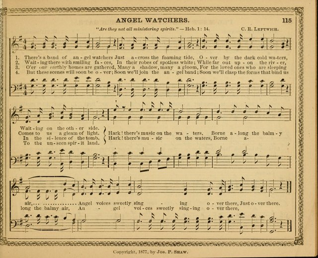 New pearls of song : a choice collection for Sabbath schools and the home circle page 115