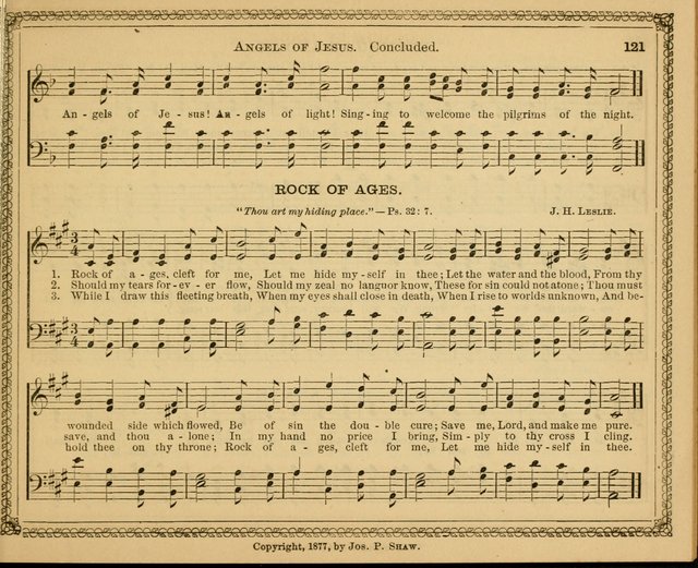 New pearls of song : a choice collection for Sabbath schools and the home circle page 121