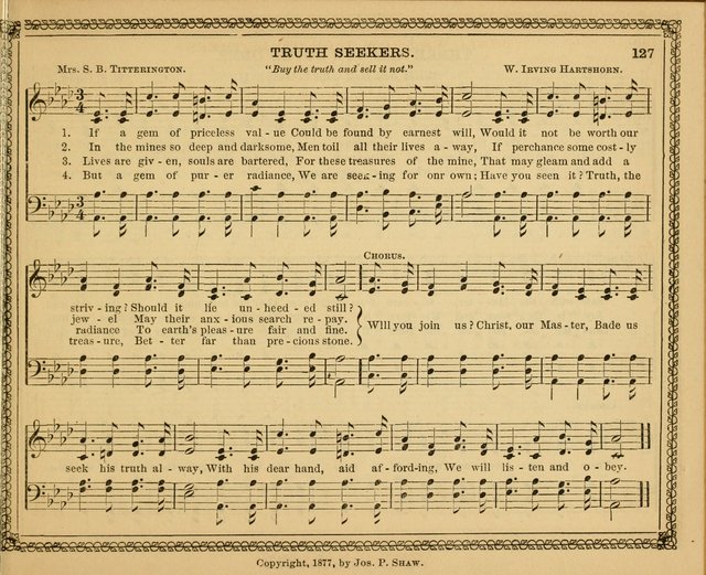 New pearls of song : a choice collection for Sabbath schools and the home circle page 127