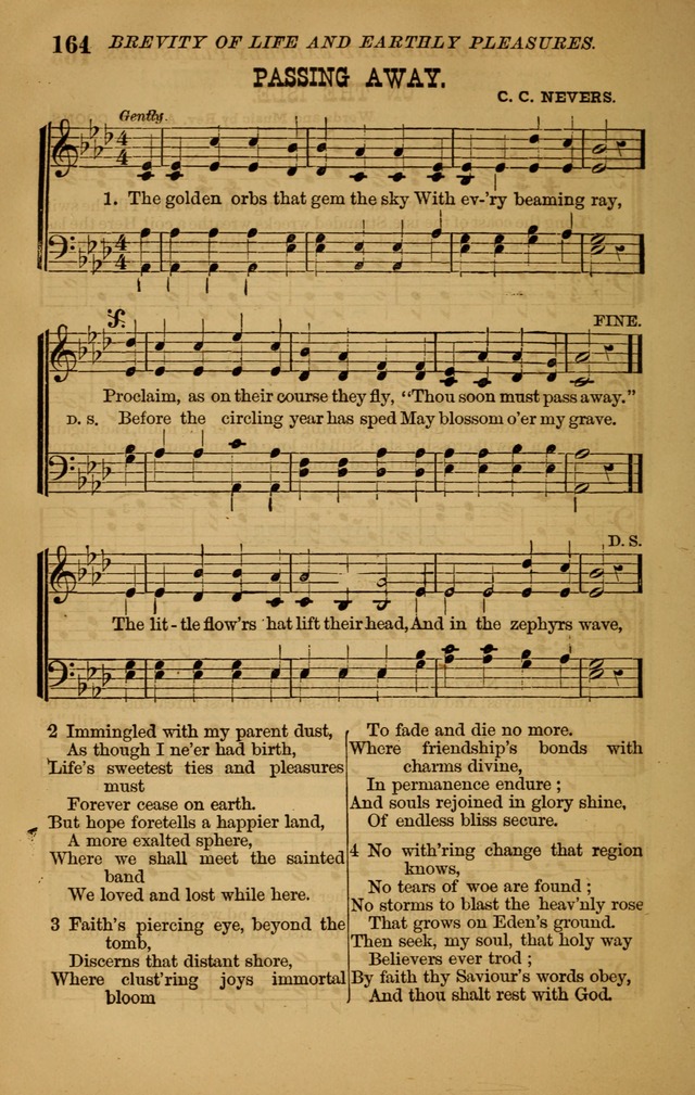 The New Song: consisting of very choice notes of redemption, embracing new original,and also selcted songs, appropriate for prayer and revivial meetings page 164