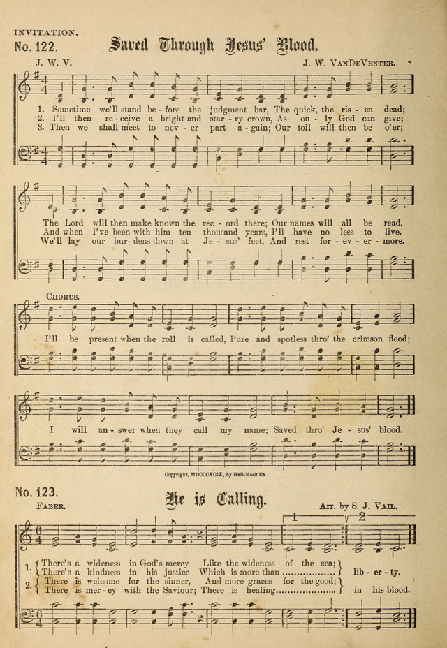 New Songs of the Gospel No. 2: for use in religious meetings page 102