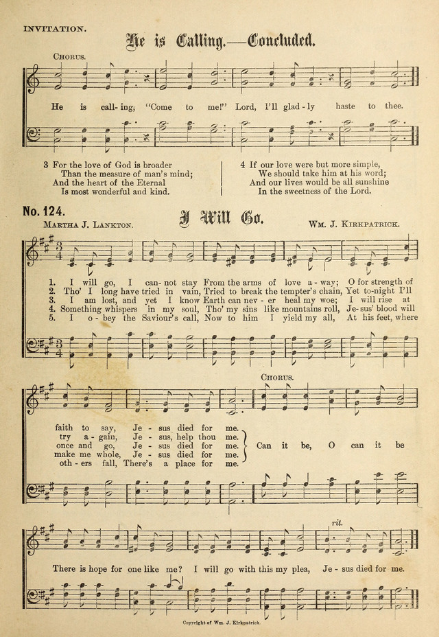 New Songs of the Gospel No. 2: for use in religious meetings page 103