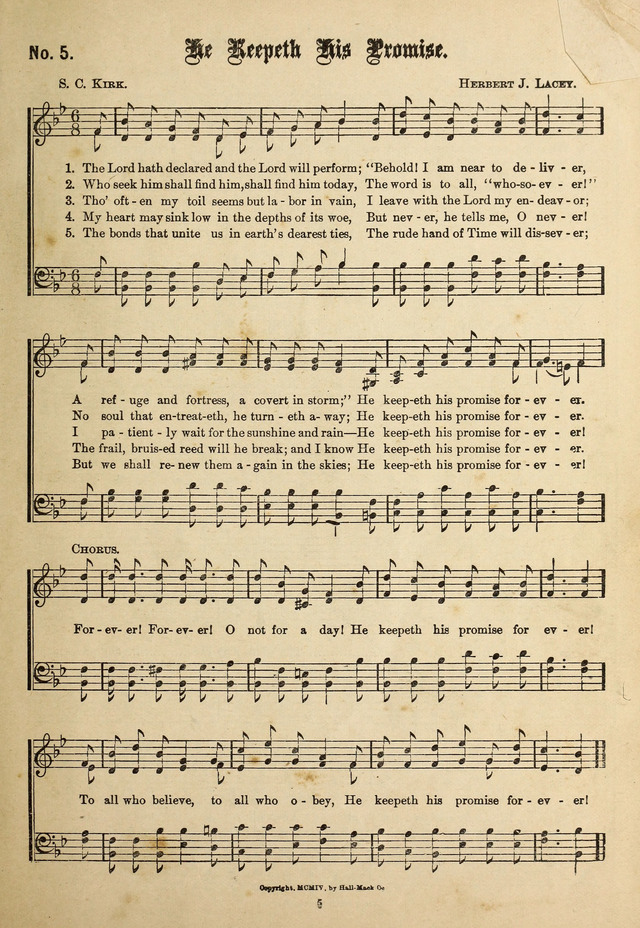 New Songs of the Gospel No. 2: for use in religious meetings page 3