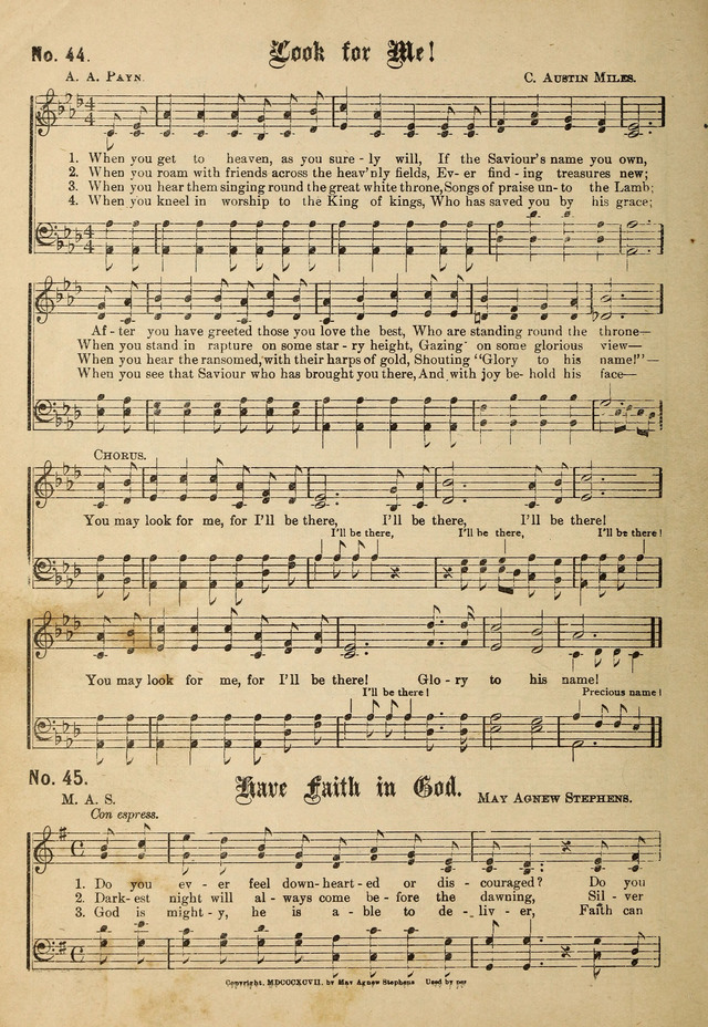 New Songs of the Gospel No. 2: for use in religious meetings page 42