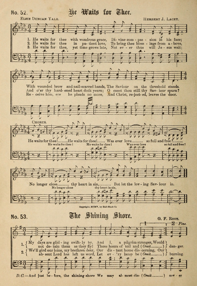 New Songs of the Gospel No. 2: for use in religious meetings page 50