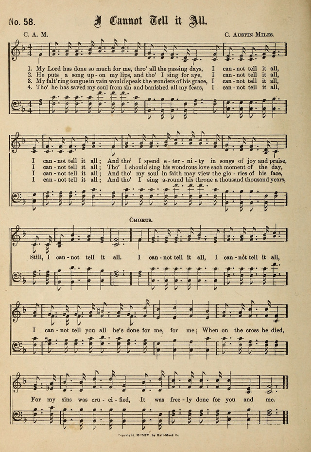 New Songs of the Gospel No. 2: for use in religious meetings page 54