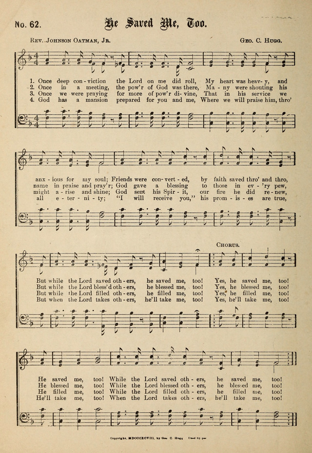 New Songs of the Gospel No. 2: for use in religious meetings page 58