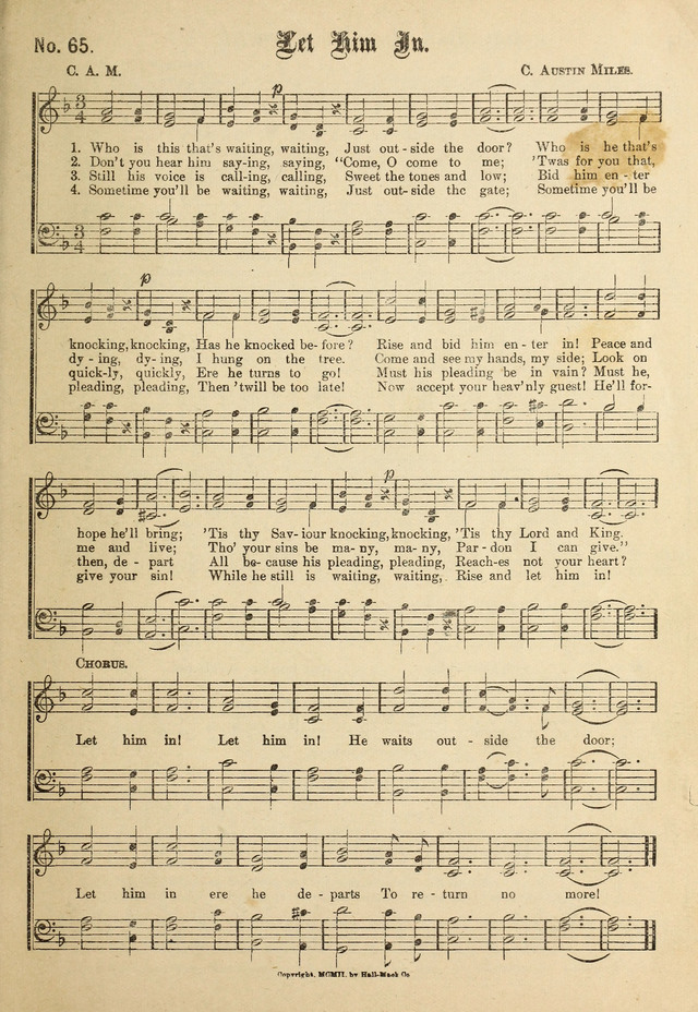 New Songs of the Gospel No. 2: for use in religious meetings page 61