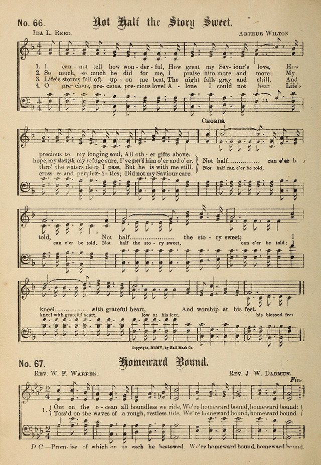 New Songs of the Gospel No. 2: for use in religious meetings page 62