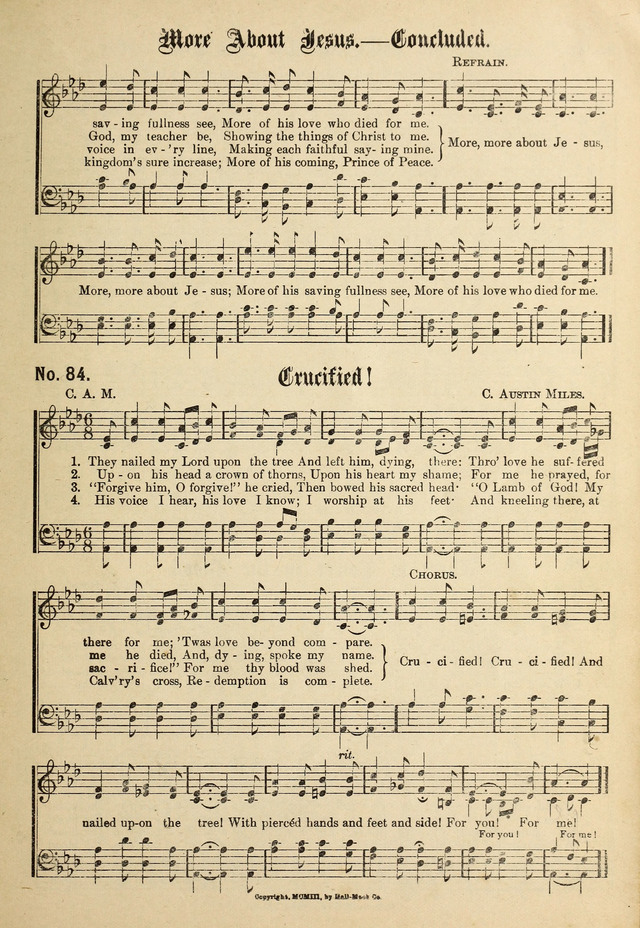 New Songs of the Gospel No. 2: for use in religious meetings page 75