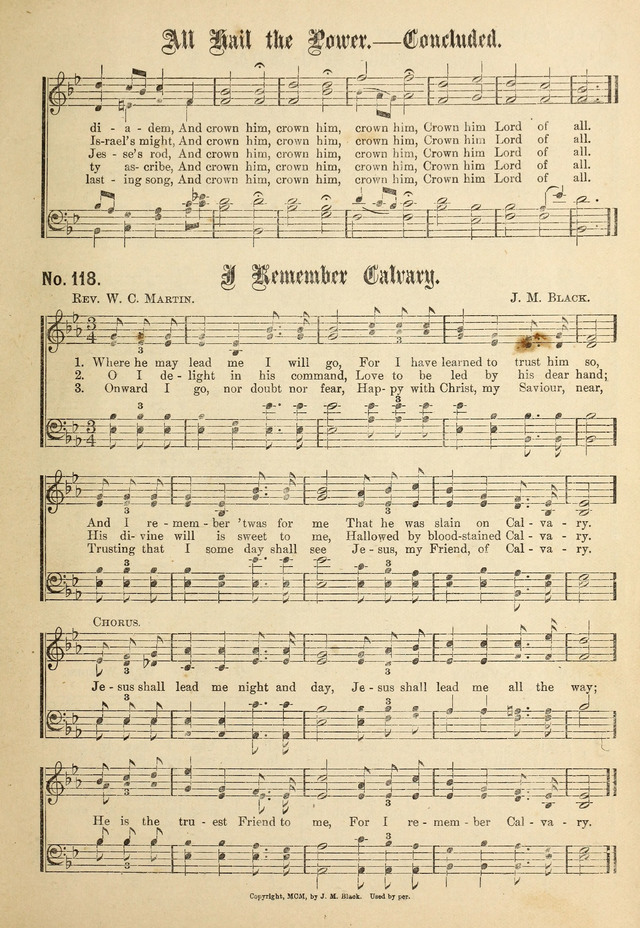 New Songs of the Gospel No. 2: for use in religious meetings page 99