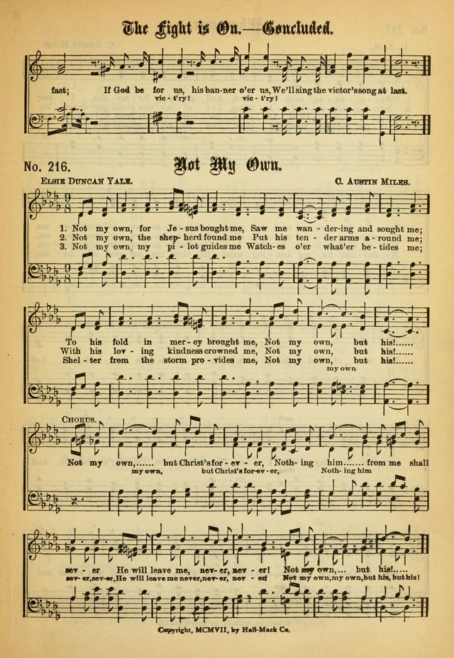 New Songs of the Gospel (Nos. 1, 2, and 3 combined) page 191