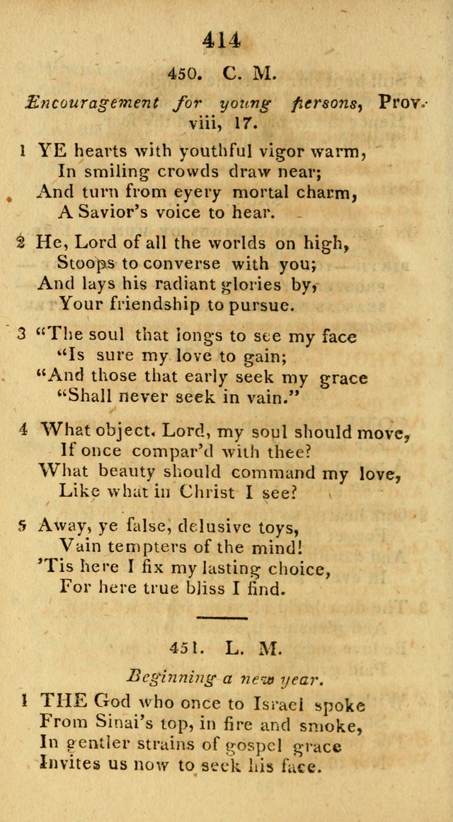 A New Selection of Hymns; designed for the use of conference meetings, private circles, and congregations, as a supplement to Dr. Watts