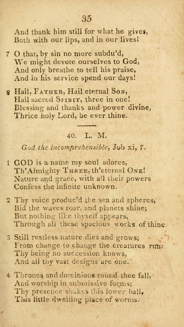 A New Selection of Hymns; designed for the use of conference meetings, private circles, and congregations, as a supplement to Dr. Watts