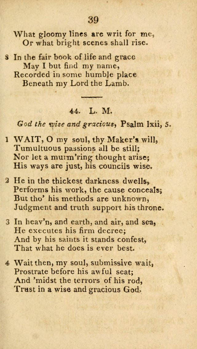 A New Selection of Hymns; designed for the use of conference meetings, private circles, and congregations, as a supplement to Dr. Watts