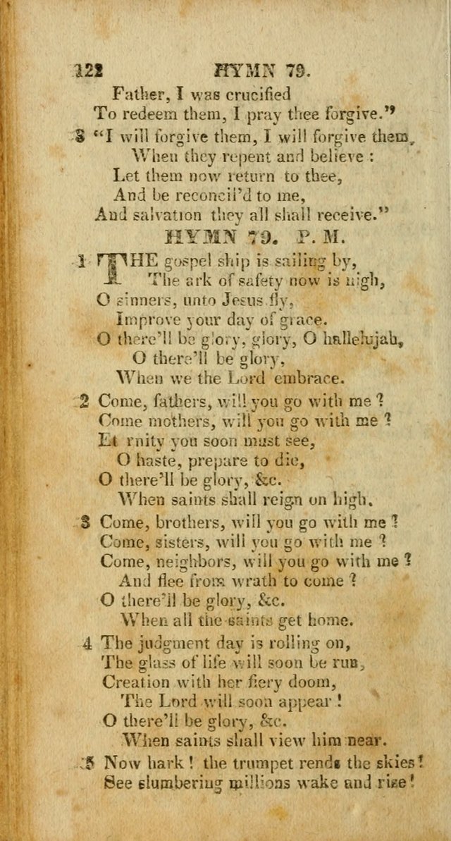 A New Selection of Hymns and Spiritual Songs: designed for prayer, conference and camp-meetings page 122