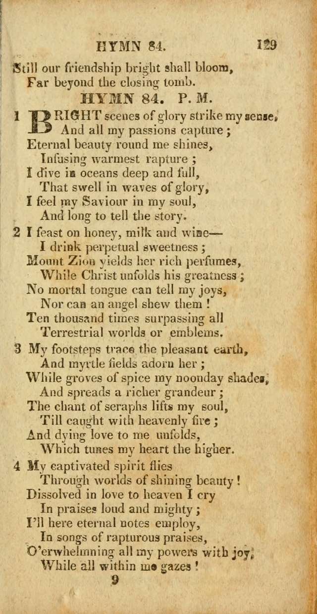 A New Selection of Hymns and Spiritual Songs: designed for prayer, conference and camp-meetings page 129