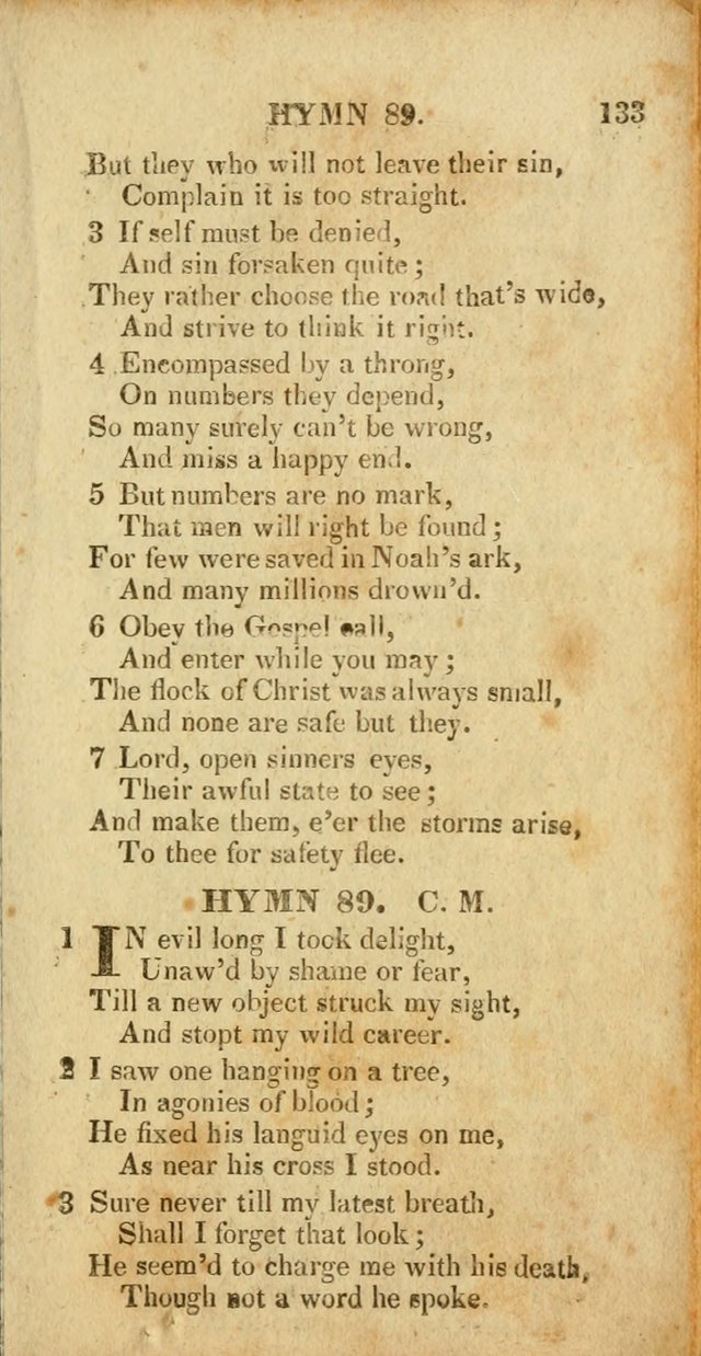 A New Selection of Hymns and Spiritual Songs: designed for prayer, conference and camp-meetings page 133