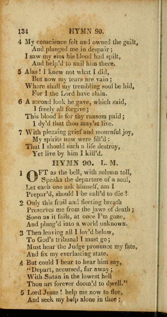 A New Selection of Hymns and Spiritual Songs: designed for prayer, conference and camp-meetings page 134