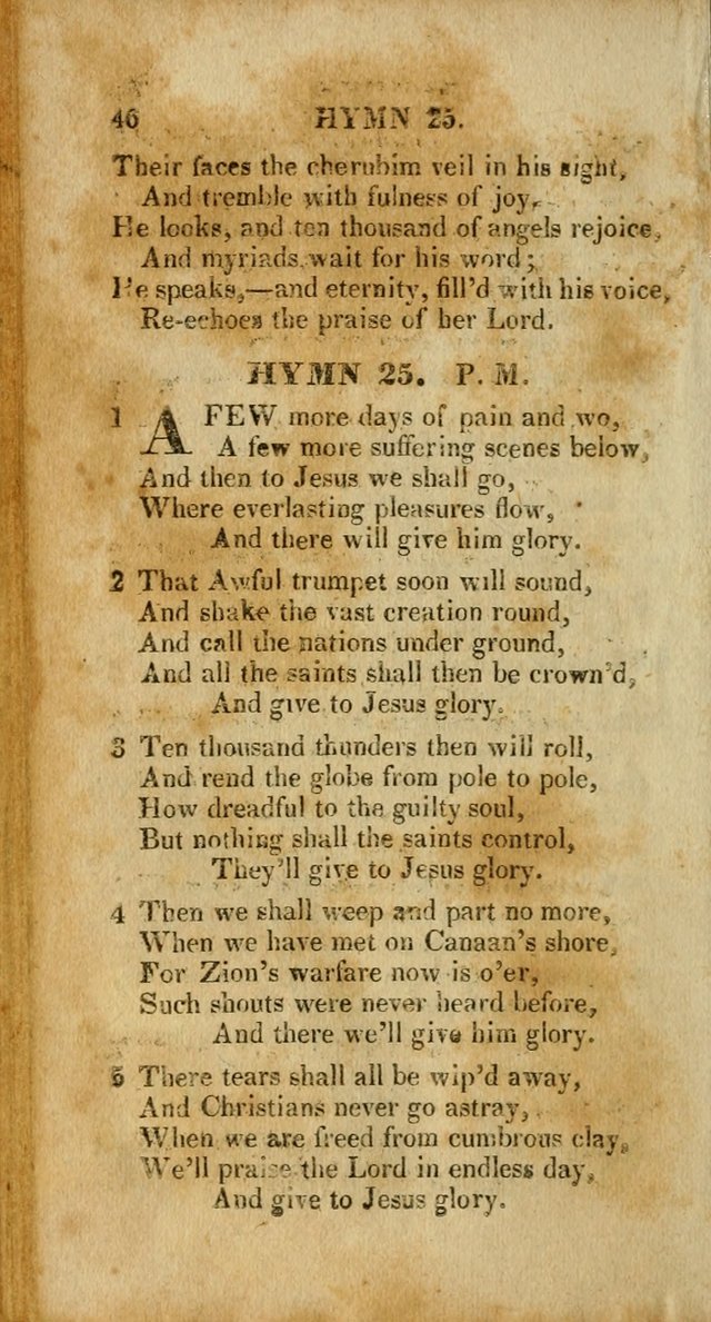 A New Selection of Hymns and Spiritual Songs: designed for prayer, conference and camp-meetings page 46